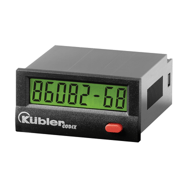 48×24 mm DIN Muhafazalı LCD Saat Ölçerler / Zamanlayıcılar